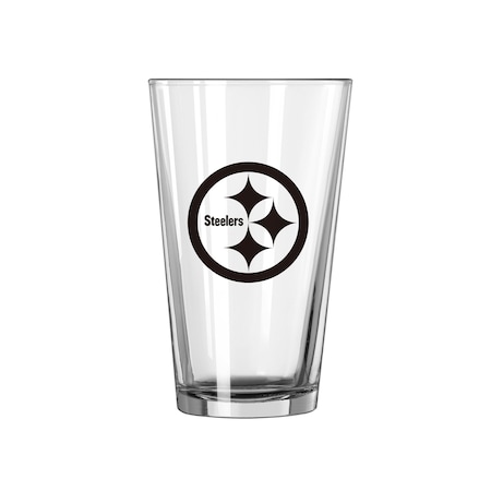 Logo Brands Pittsburgh Steelers 16oz Gameday Pint Glass 625-G16P-1